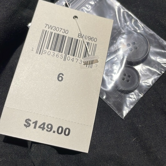 NWT Lucky Brand Two Button Tweed Blazer Women Size 6 Style 7W30730 - Picture 6 of 7